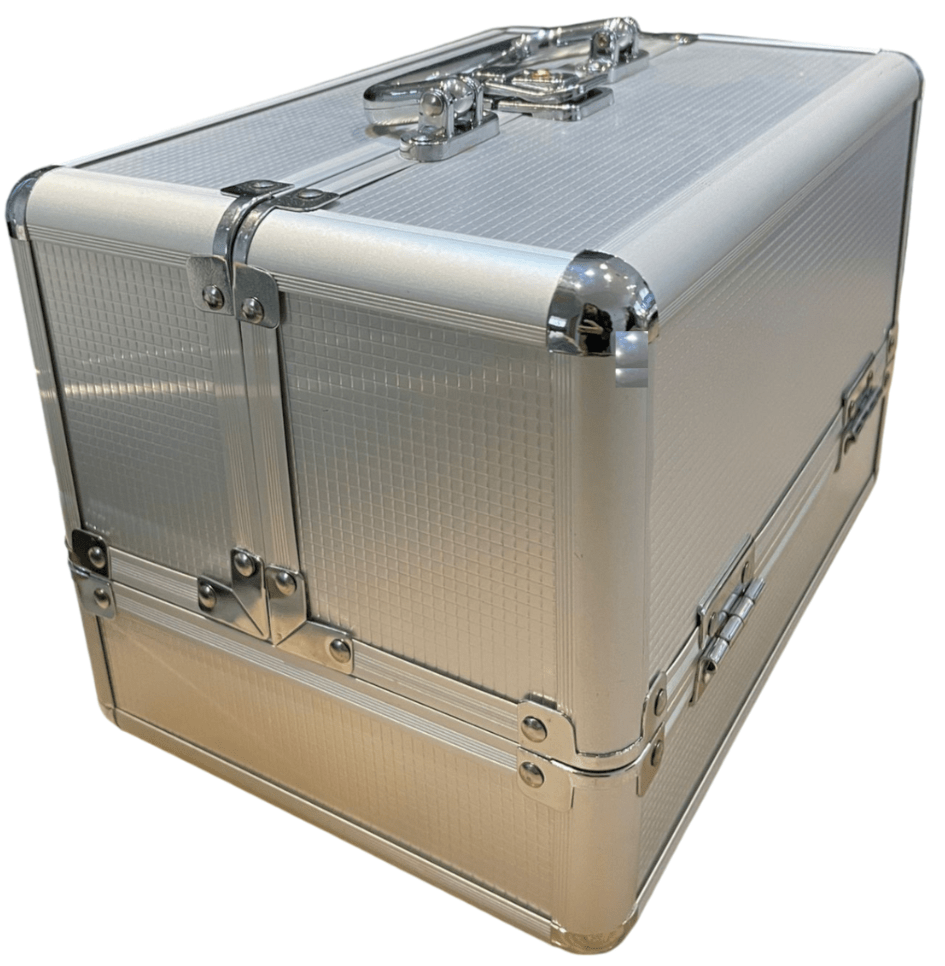 Legacy Makeup Metal Vanity Bag