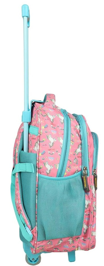 Novex Brand Unicorn Backpack with Trolly (Pink) – Bagpoint