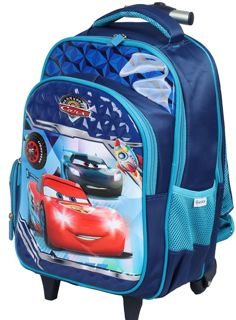 Novex Cars Backpack with Trolly (Blue) – Bagpoint