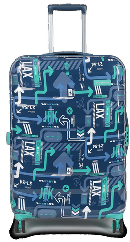 Uppercase Jfk Plus Hard Luggage (Denim Blue)