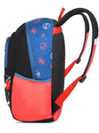 Skybags Spiderman Champ Backpack (Black And Blue)