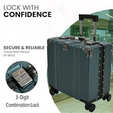 Legacy Framed Rolling Tote (Dark Green)