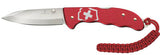 Victorinox Evoke Alox, Folding, 136 MM (Red)
