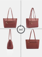 Lavie Maxine Large Tote ( Dark Pink)
