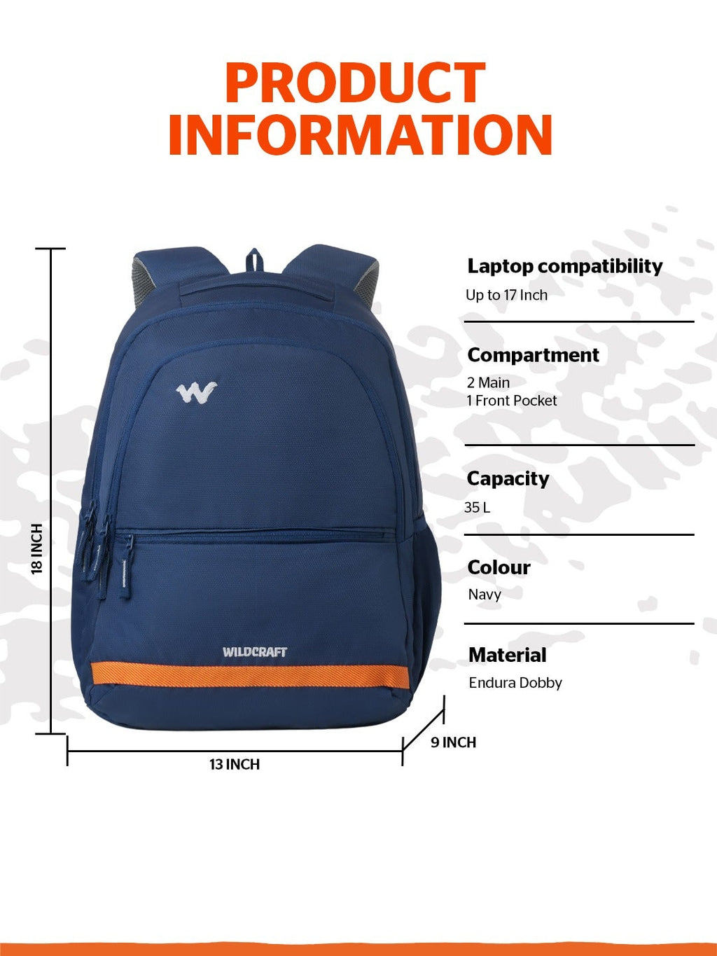 Wildcraft  Outlander 35 (Navy)