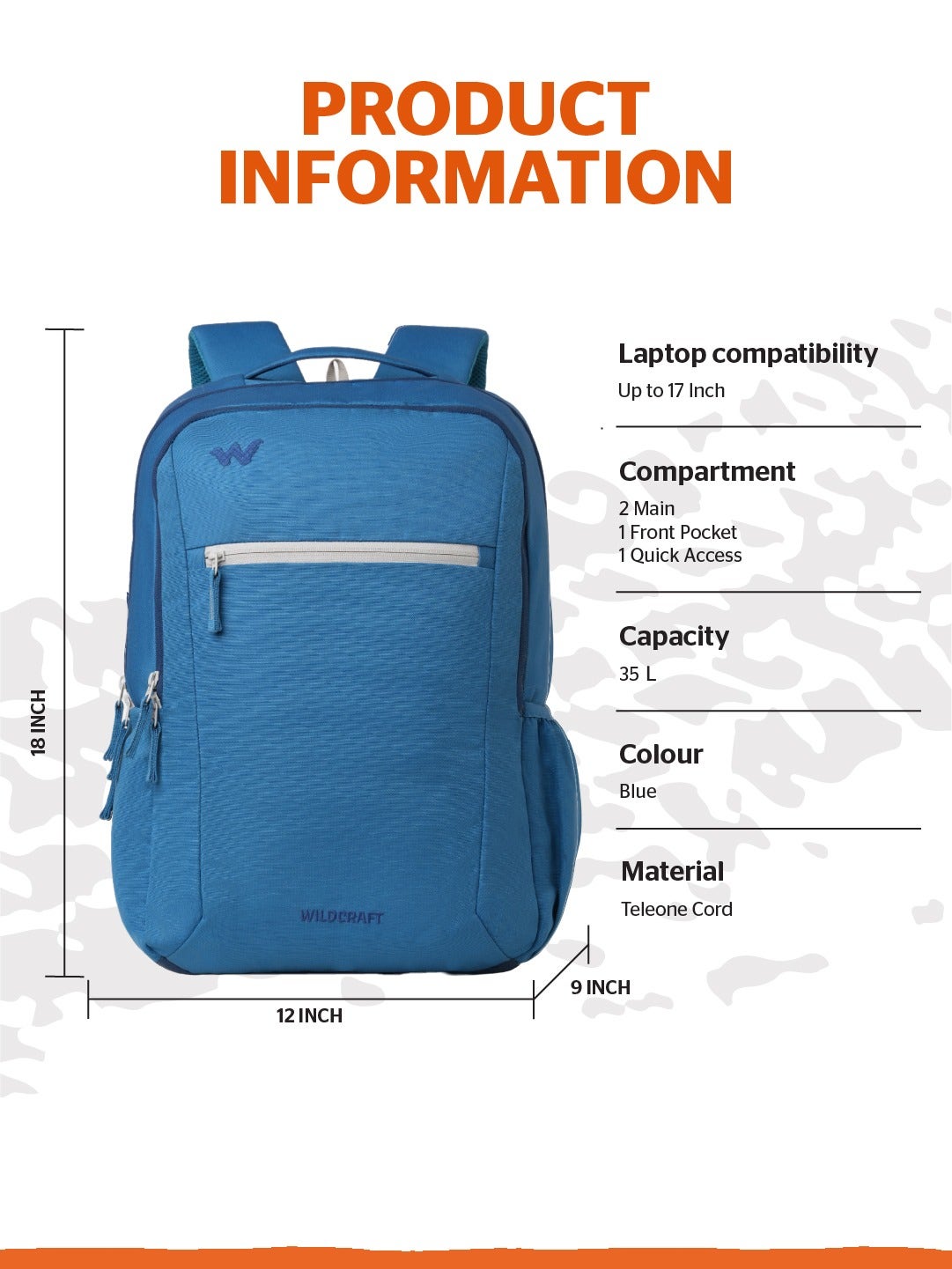 Wildcraft Ranger 35 (Blue)