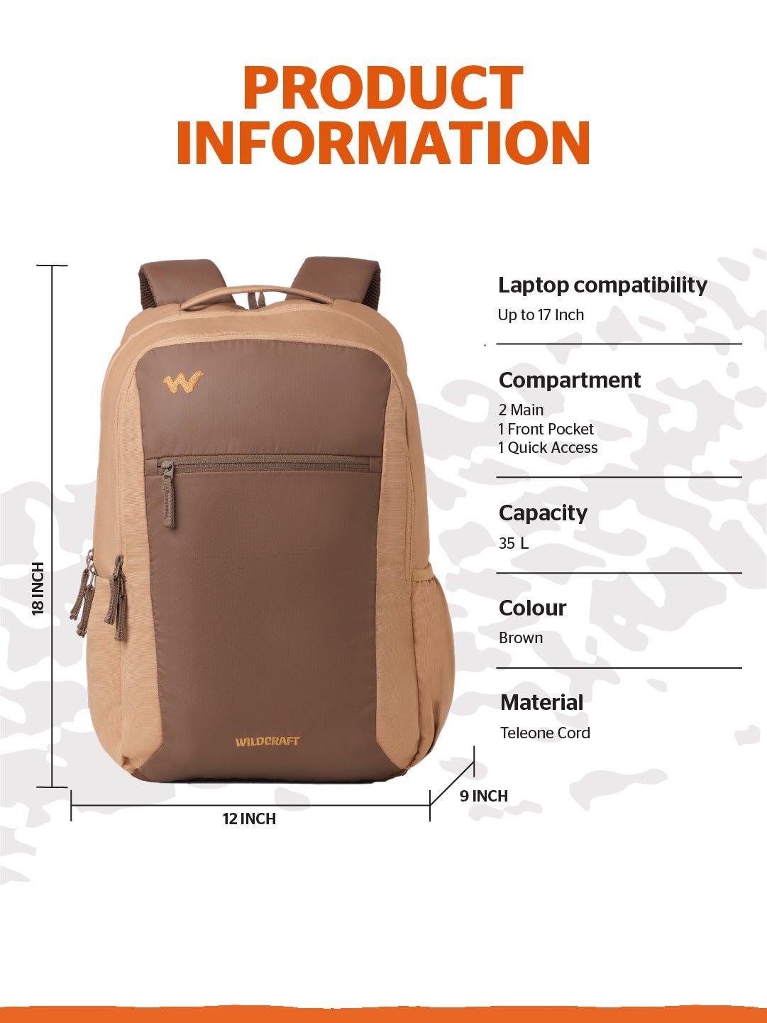 Wildcraft Ranger 35 (Brown)
