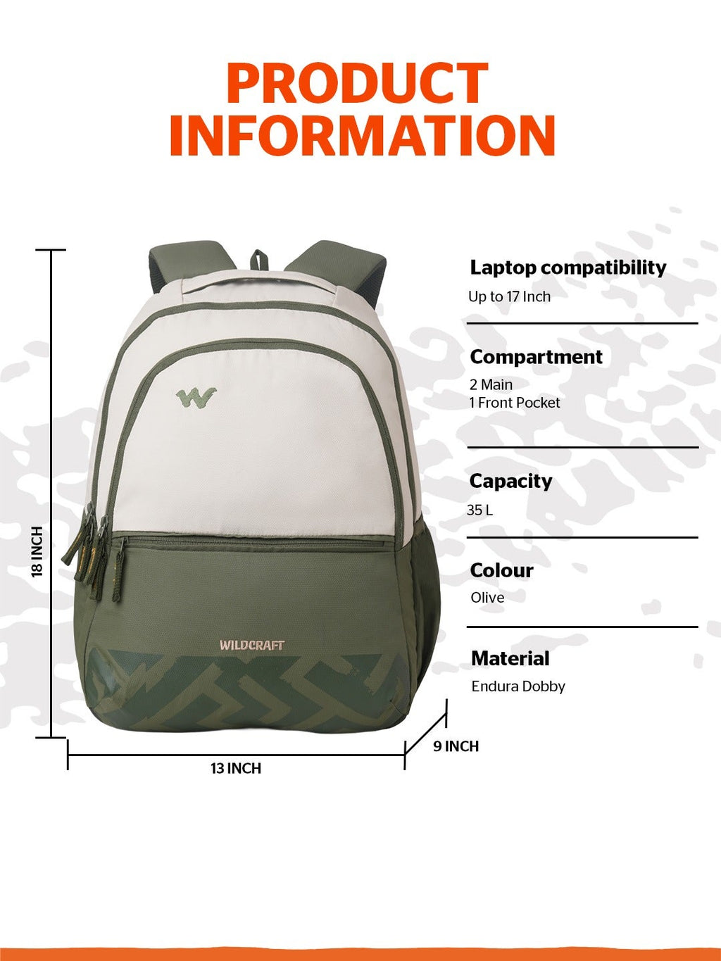 Wildcraft  Outlander 35 (Olive)
