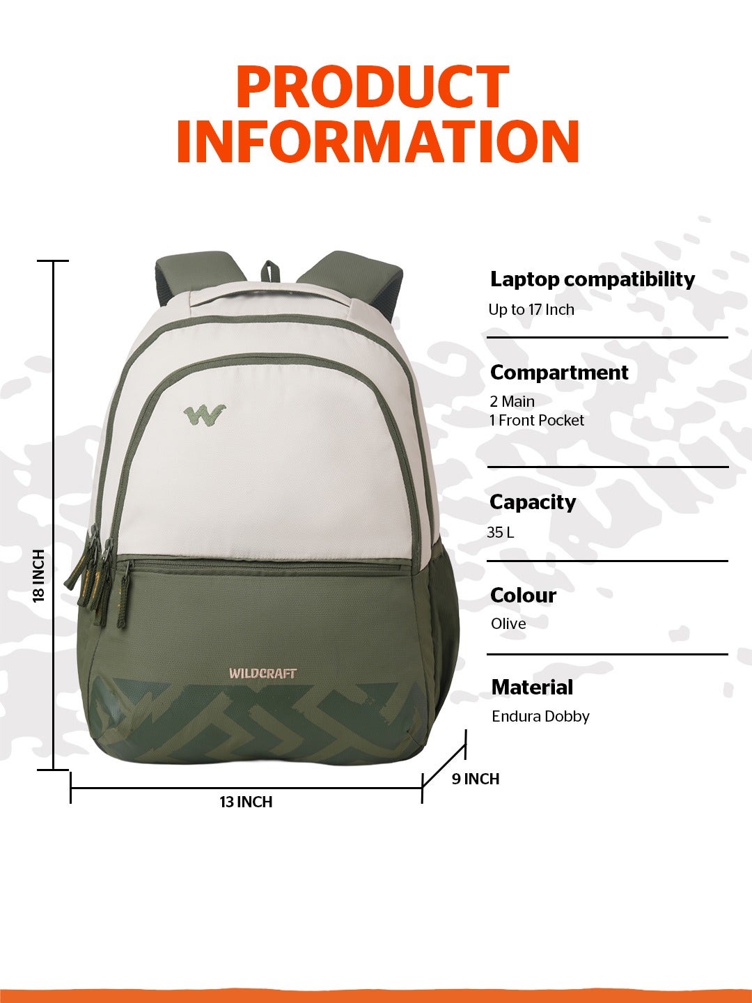Wildcraft  Outlander 35 (Olive)