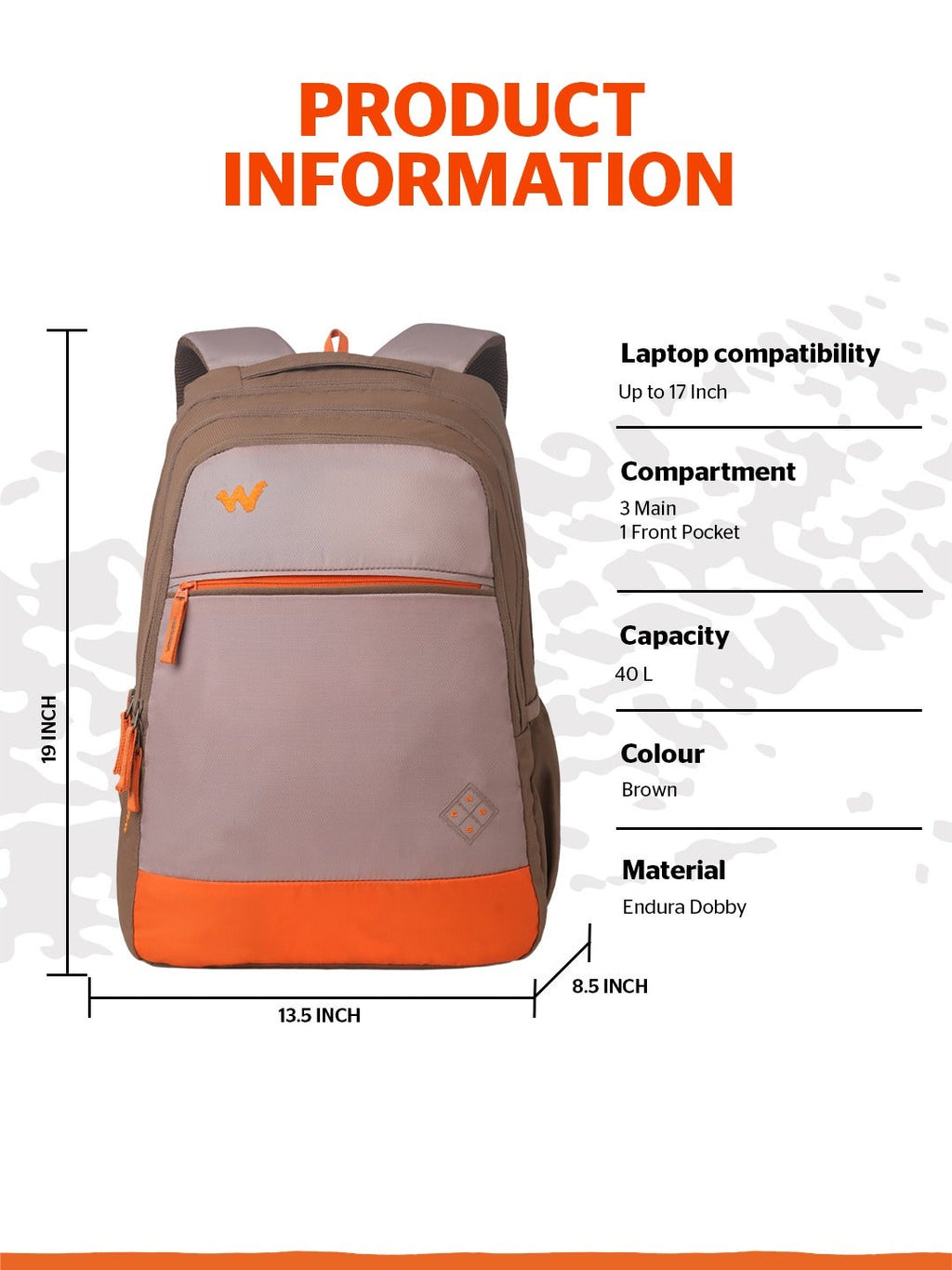 Wildcraft  Outlander 40 (Brown)