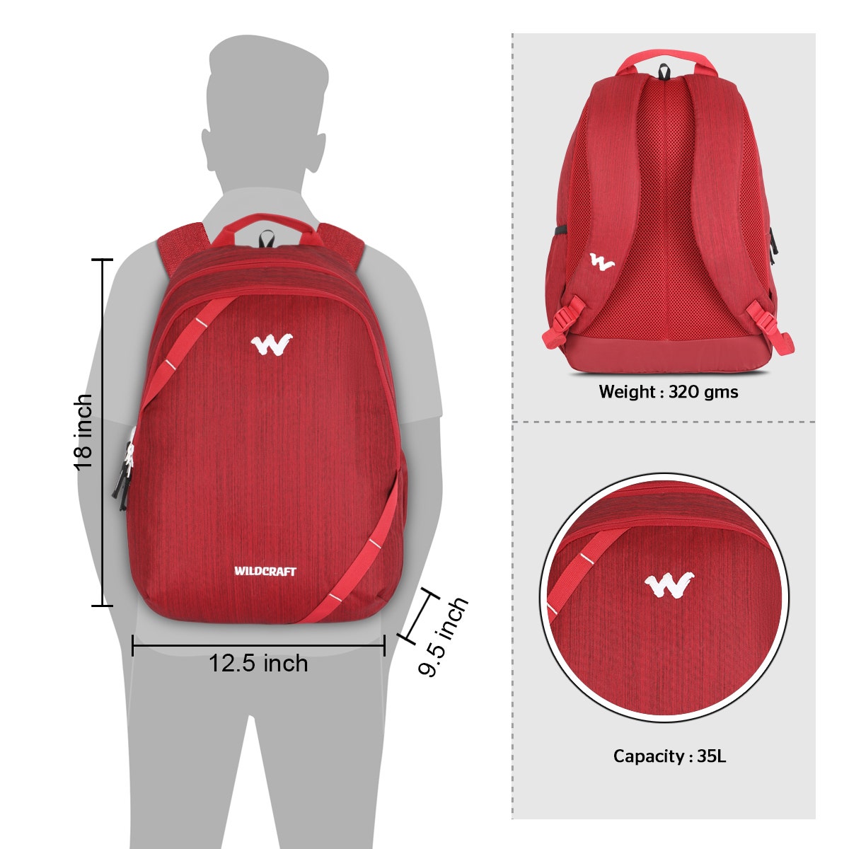 Wildcraft Bravo 1 (Red)