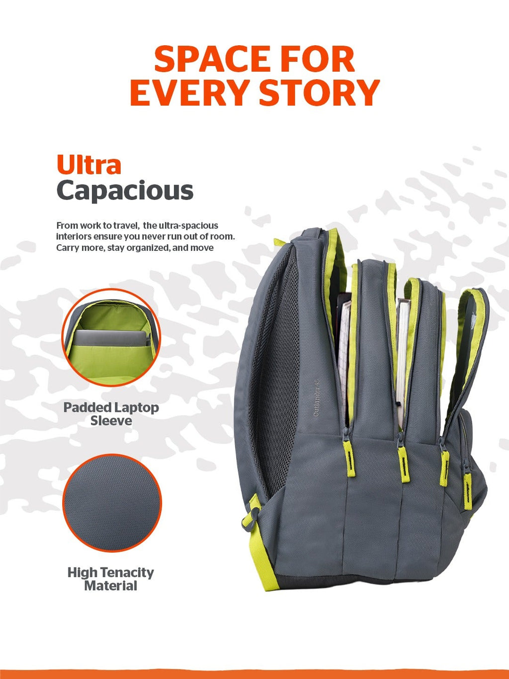 Wildcraft Outlander 45 (Grey)