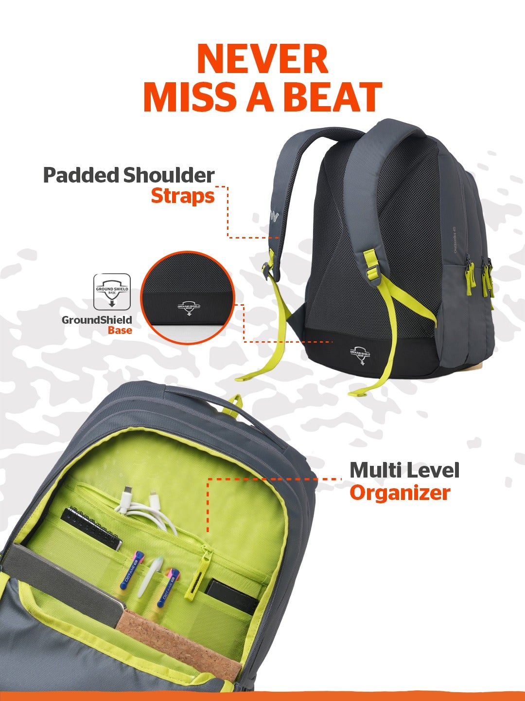 Wildcraft Outlander 45 (Navy & Brown)