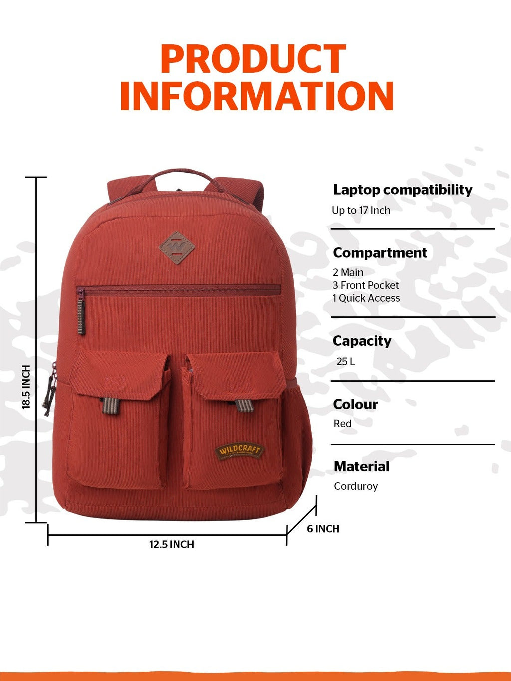 Wildcraft Gypsy 25 (Red)