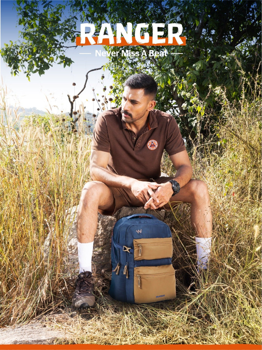 Wildcraft Ranger 45 (Navy & Brown)