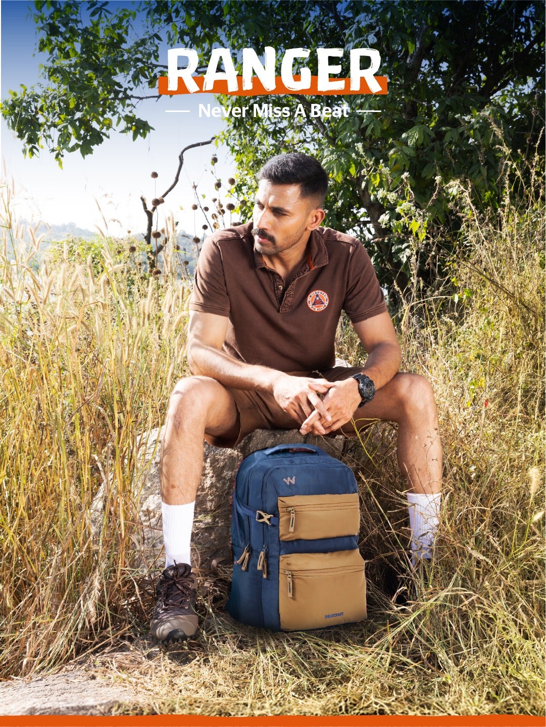 Wildcraft Ranger 45 (Navy & Brown)