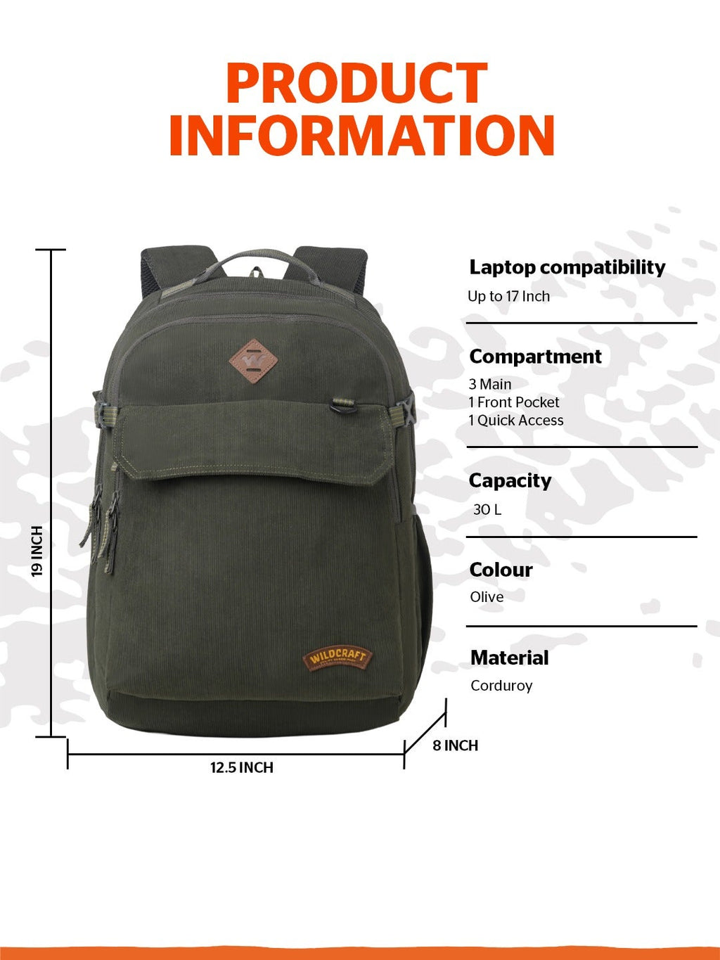 Wildcraft Gypsy 30 (Olive)