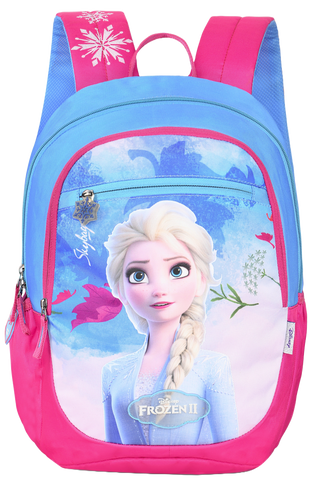 Skybags Elsa Champ Backpack (Blue And Pink)