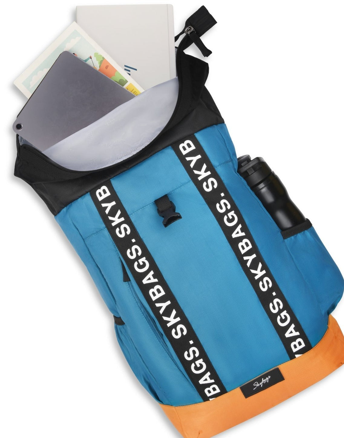 Skybags Grad Plus (Brown Teal)