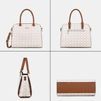 Lavie Mono Ushawu Medium Satchel (White)
