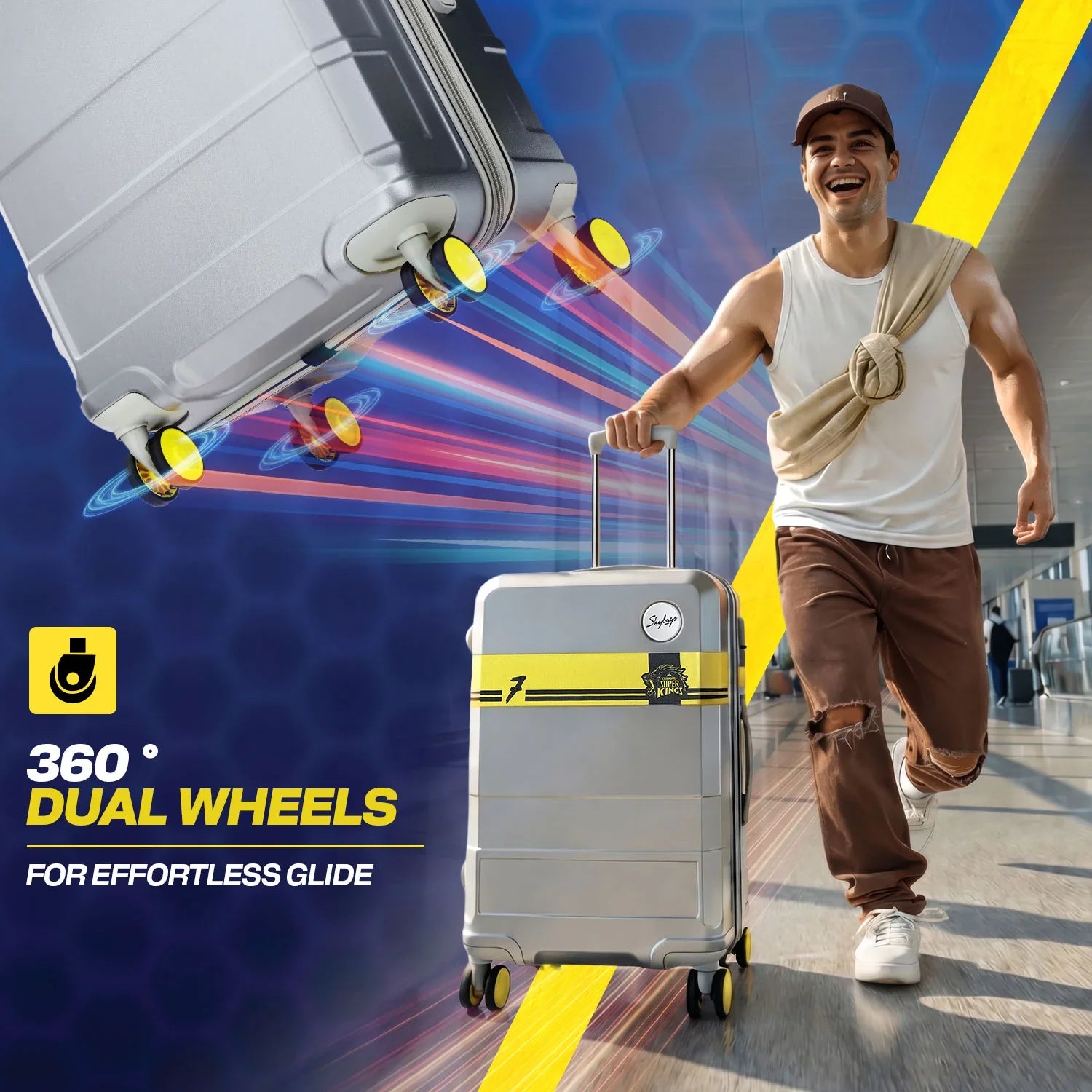 Skybags Whistle Podu (Silver)