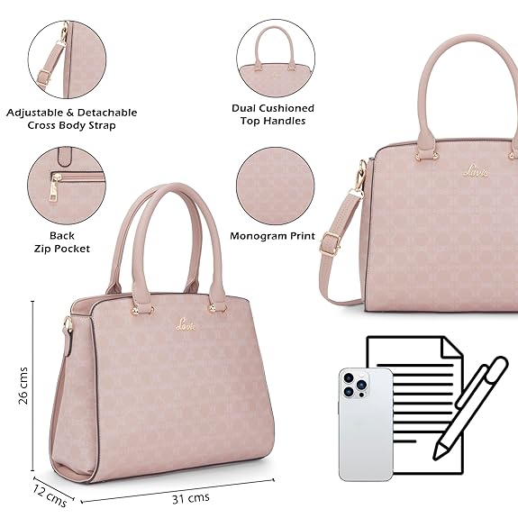 Lavie Mono Ushawu Medium Satchel (Pink)