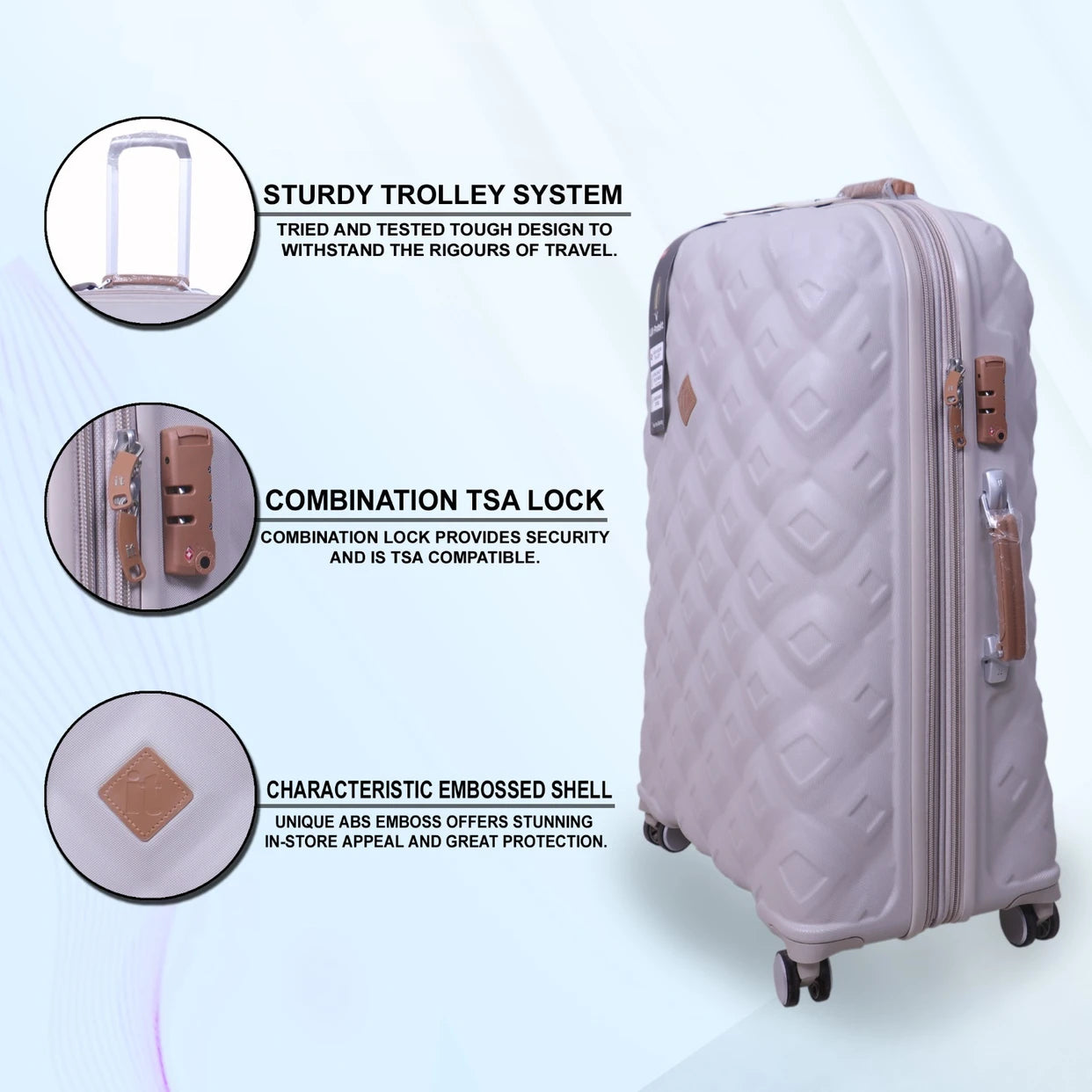 It Luggage Embellish (Pumica Stone)