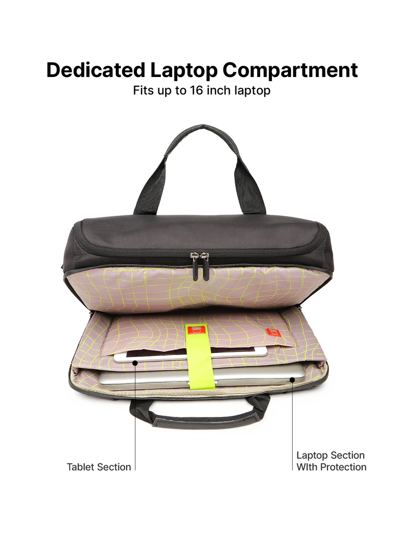 Uppercase Omega 02 Messenger Bag (Black)