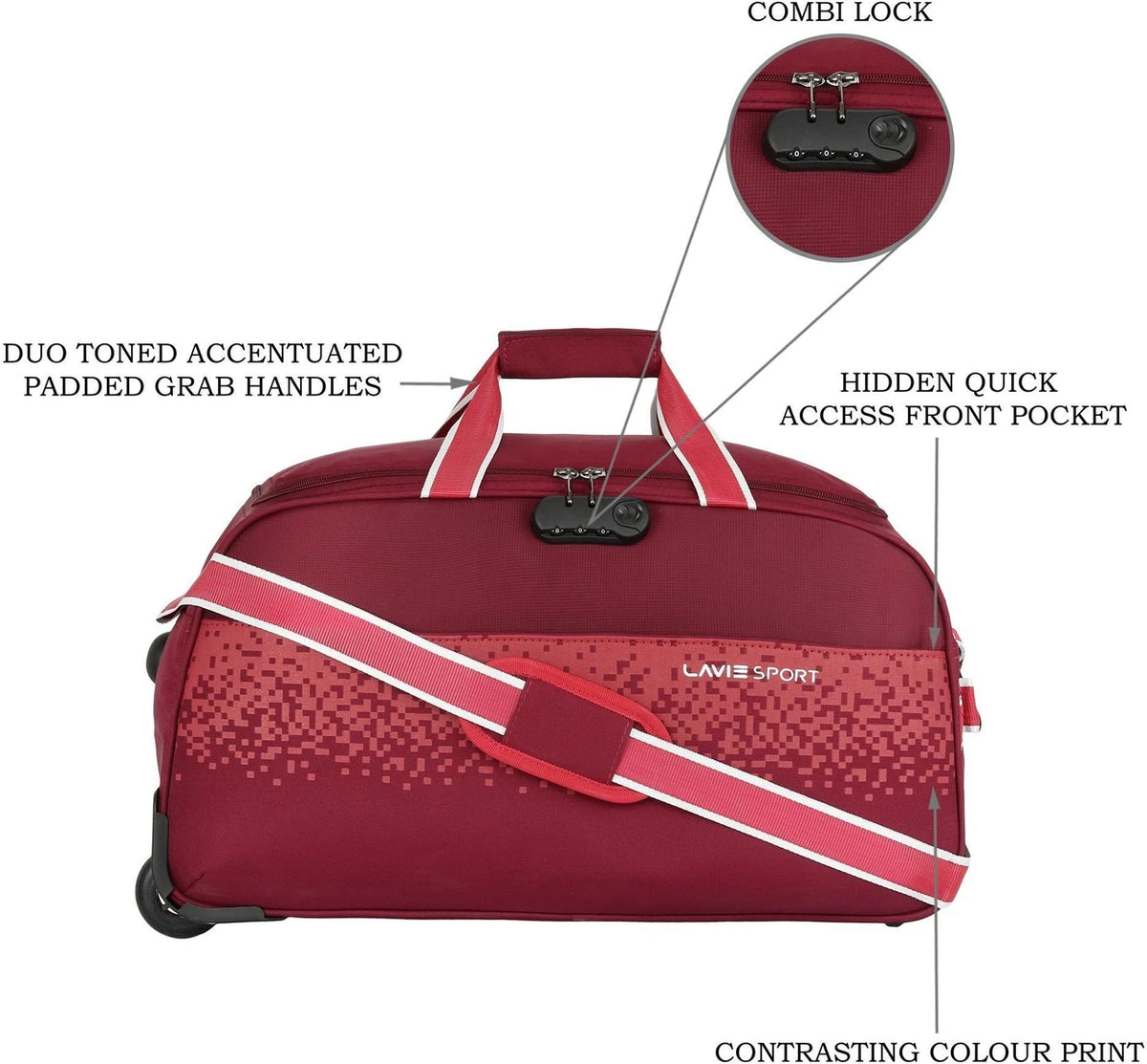 Lavie Sport Pixel (Maroon)