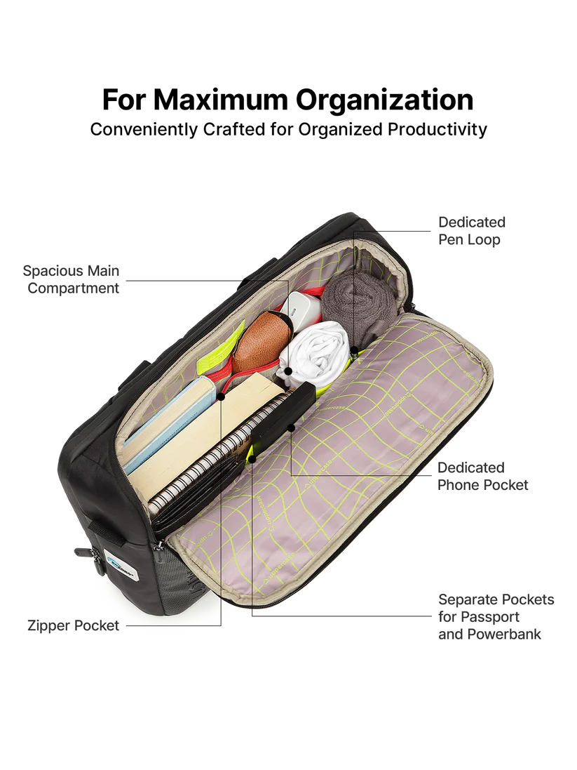 Uppercase Omega 02 Messenger Bag (Black)