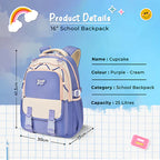 Gear Cupcake 16 (Purple & Crem)