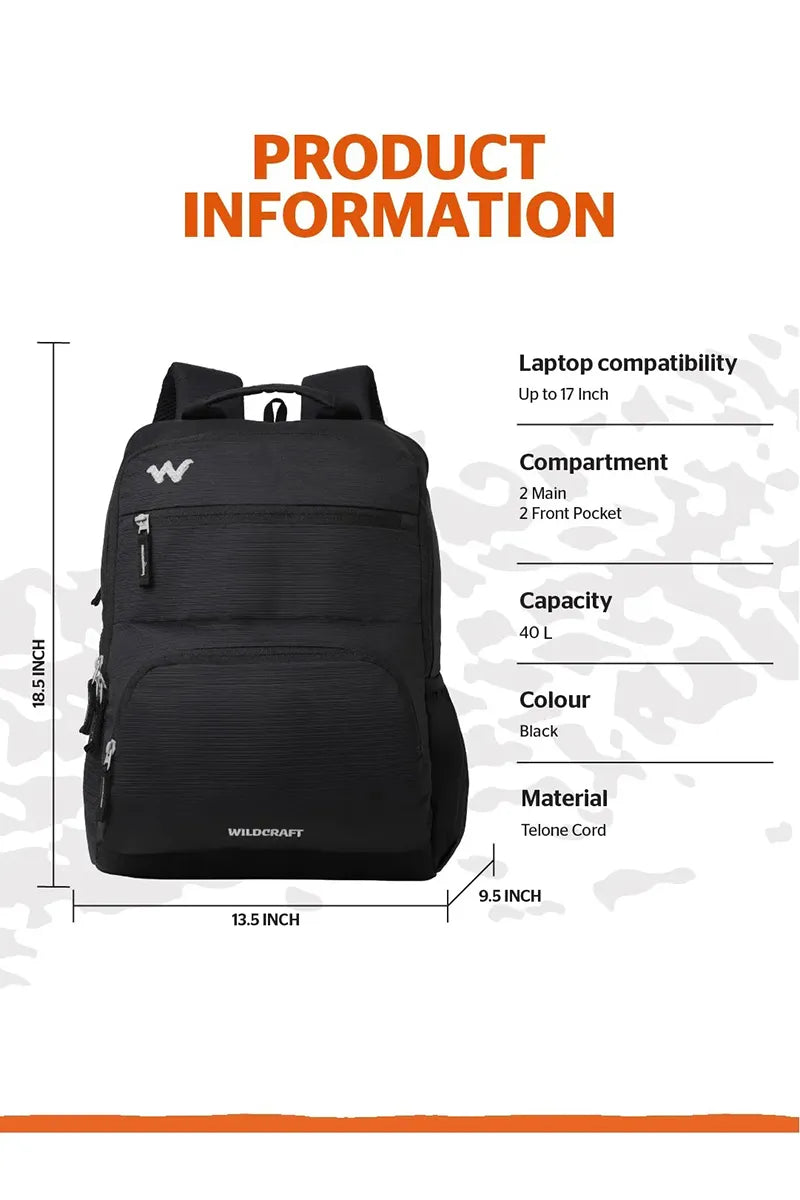 Wildcraft Drifter 15 (Black)