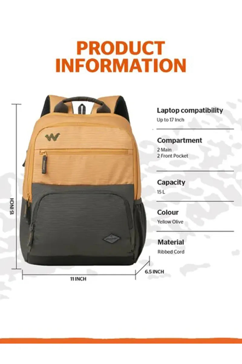 Wildcraft Drifter 15 (Yellow & Olive)