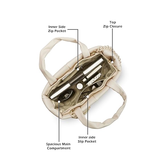 Lavie Luxe Puff26 Small (Off White)