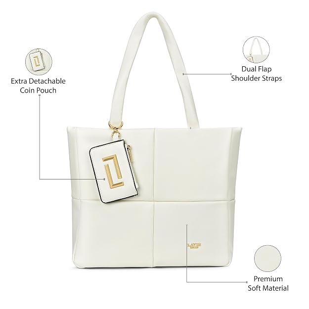 Lavie Luxe Puff26 Small (White)