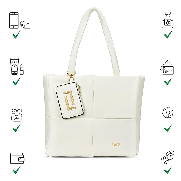 Lavie Luxe Puff26 Small (White)