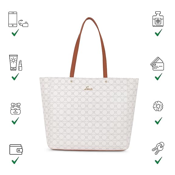 Lavie Mono Amanda Tote (Off White)