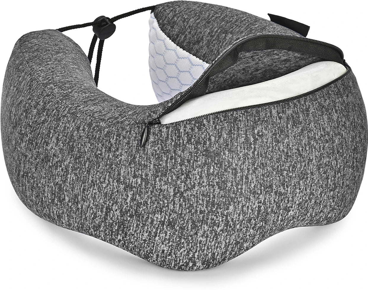 VIP Luxe Comfort Neck Pillow (Dark Grey)