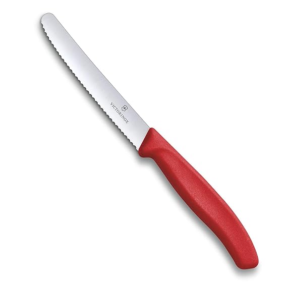 Victorinox Swiss Classic Tomato & Table Knife (Red)