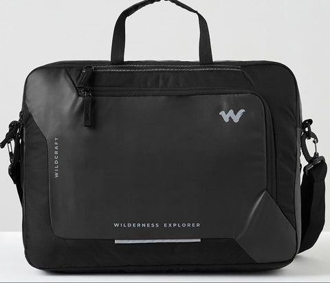 Wildcraft Laptop Briefcase 2.0 (Matte Black)