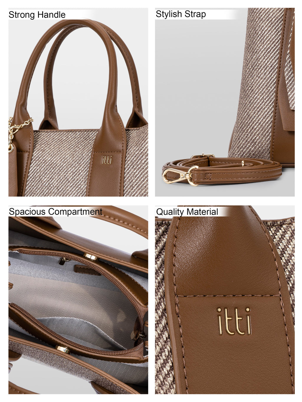 Itti Galaxy Handbag (Coffee)