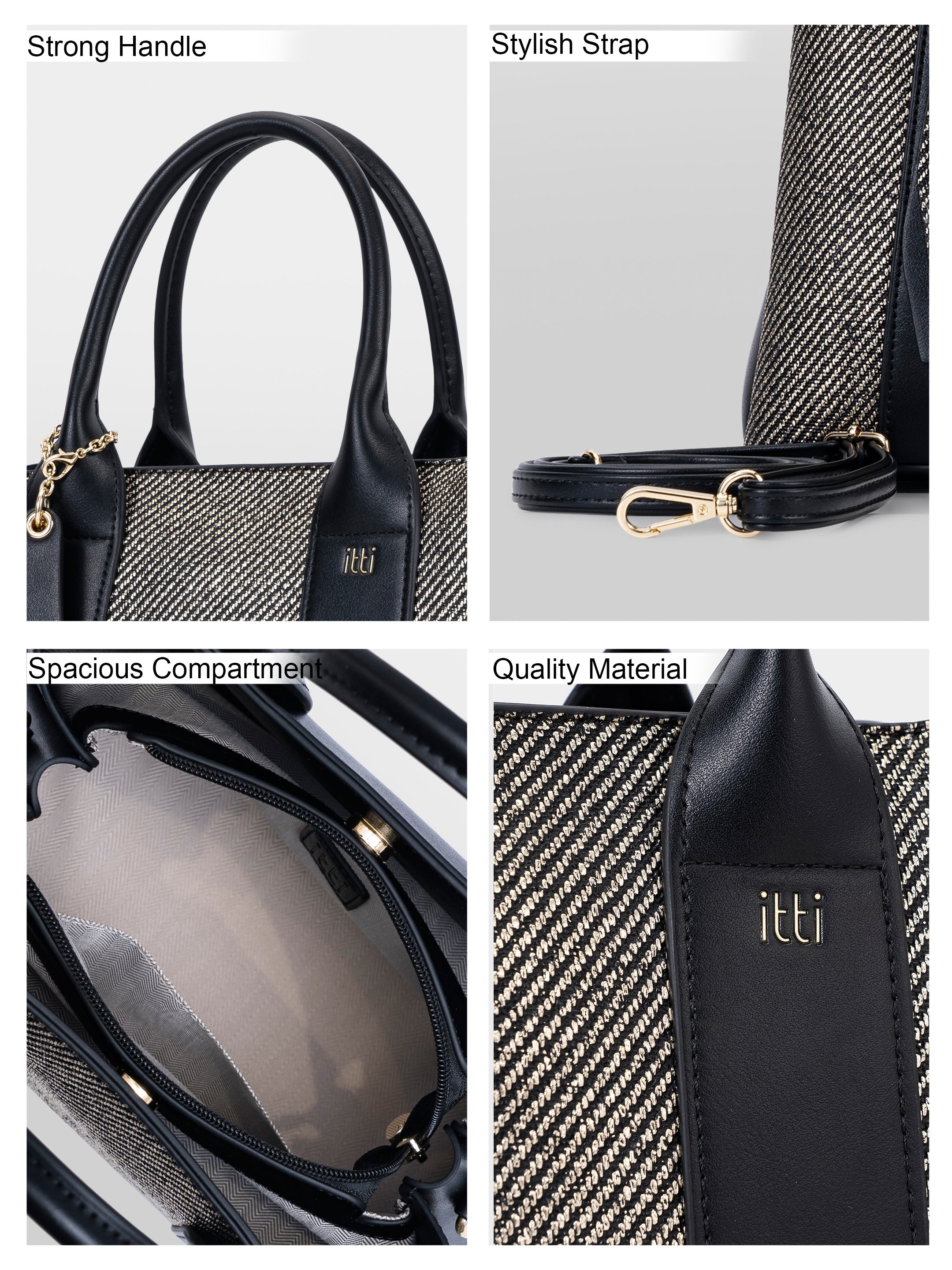 Itti Galaxy Handbag (Black)