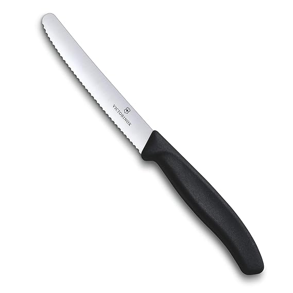 Victorinox Swiss Classic Tomato & Table Knife (Black)