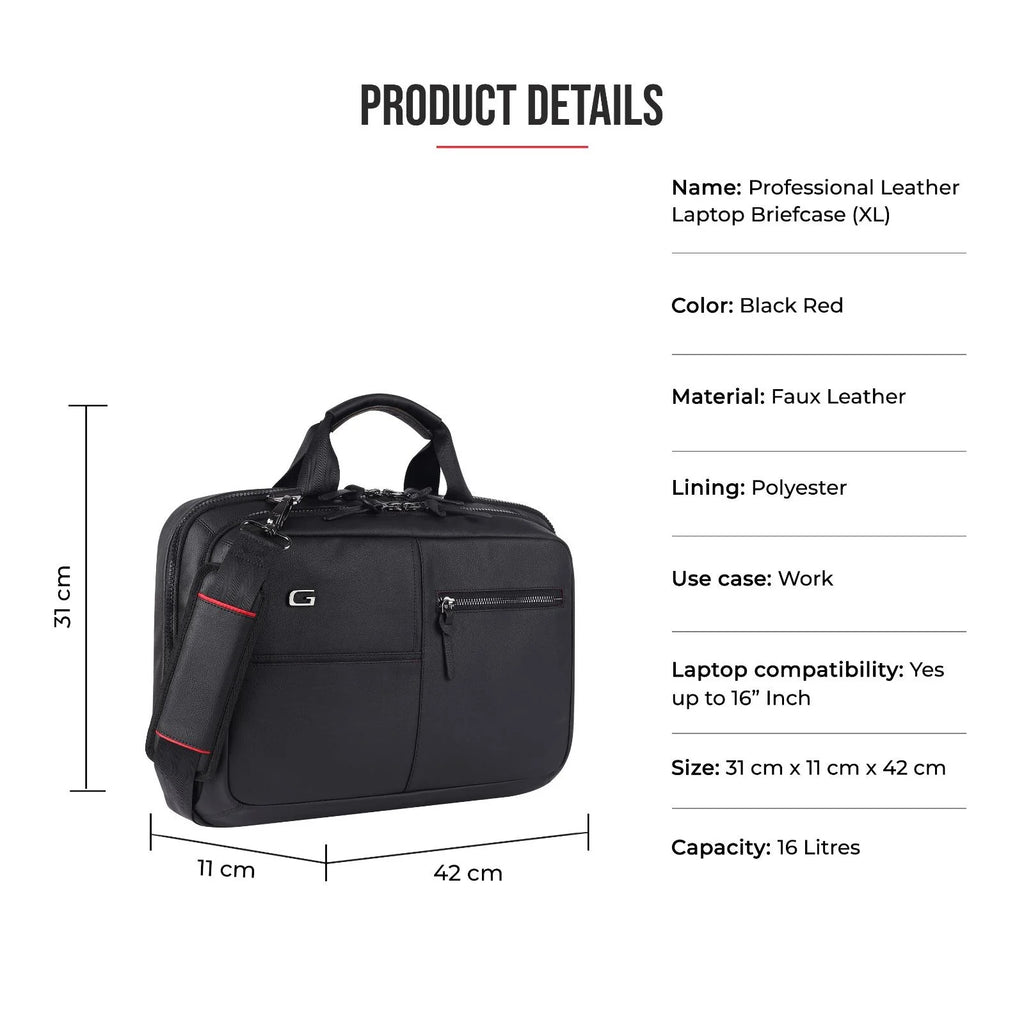 Gear Professional (Black & Red)