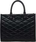 Akiki Padding medium Box Satchal (Black)