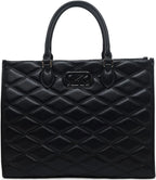 Akiki Padding medium Box Satchal (Black)