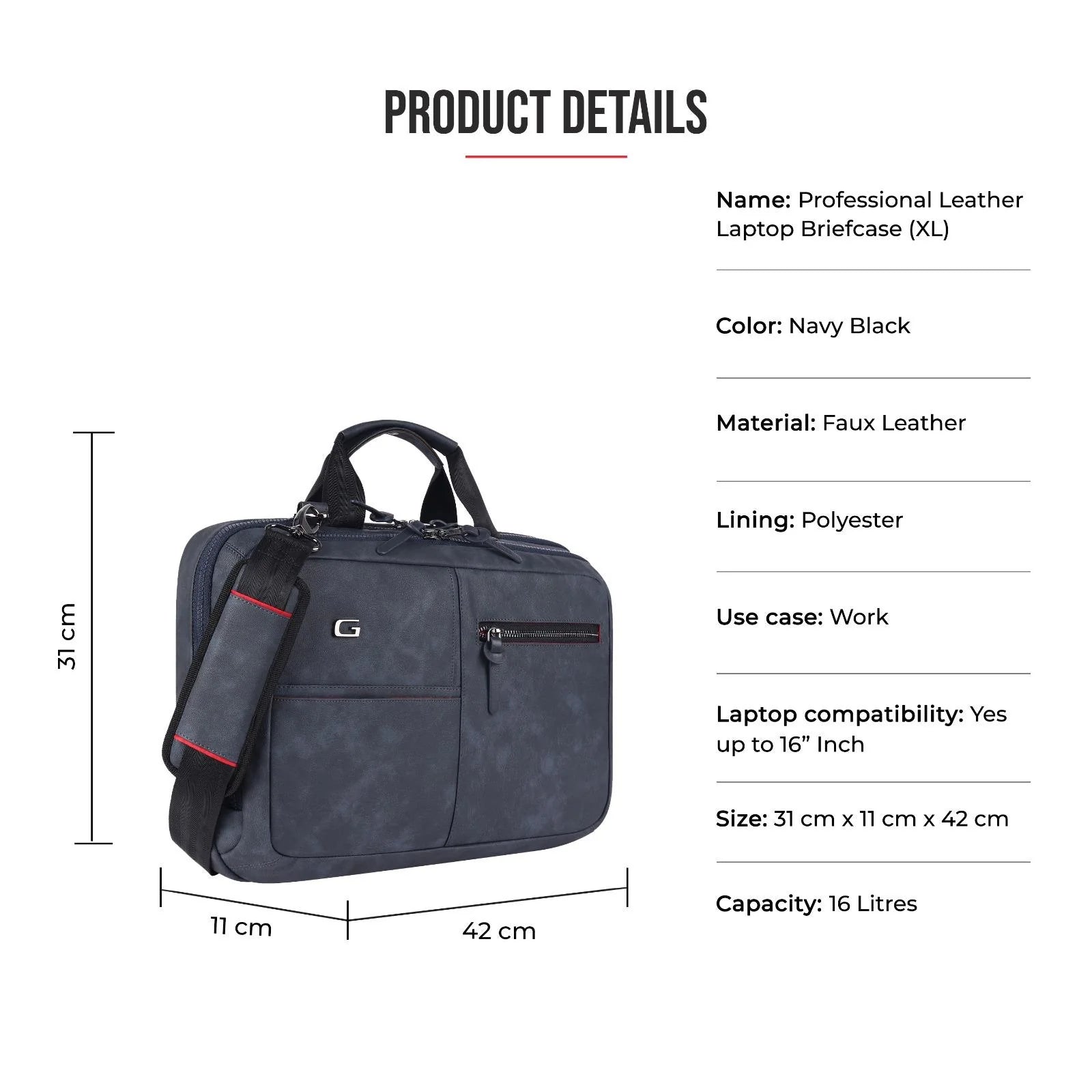 Gear Professional (Navy & Black)