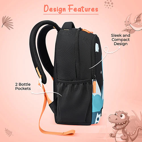 Gear Happy Dino (Black & Orange)