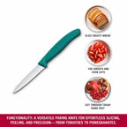 Victorinox Swiss Classic Paring Knife (Green)