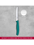 Victorinox Swiss Classic Tomato & Table Knife (Green)